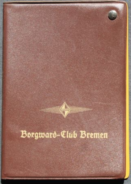 Borgward Cardocumentmap 1960  "Borgward Club Bremen" (7405)